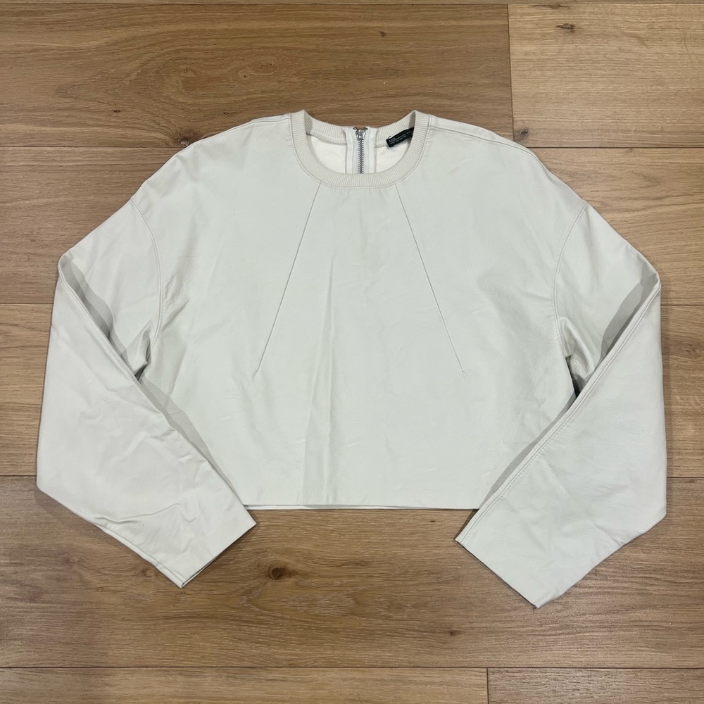 Leather Zara Top